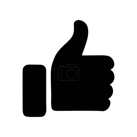 Photo for Like button icon. Communicate, gesture. - Royalty Free Image