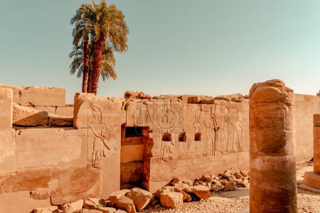 Photo for Karnak Temple on the banks of the Nile in Karnak near Luxor - Royalty Free Image
