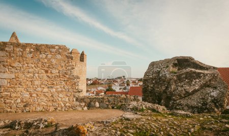 Detail view of the city of Serpa in the Alentejo region, Portugal Cultural travel   interesting sights and city trips