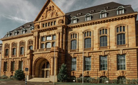 Old headquarters building of Bayer Leverkusen germany, Travel Germany industrial culture North Rhine-Westphalia 