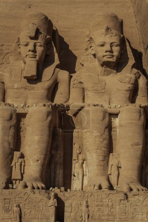 Tempel von Abu Simbel in Assuan im ägyptischen Teil Nubiens