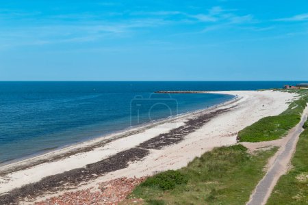 View of North Beach on the island of Heligoland. Germany.