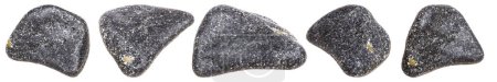 Téléchargez les photos : Macro pierre minérale Biotite sur fond blanc transparent close-up - en image libre de droit