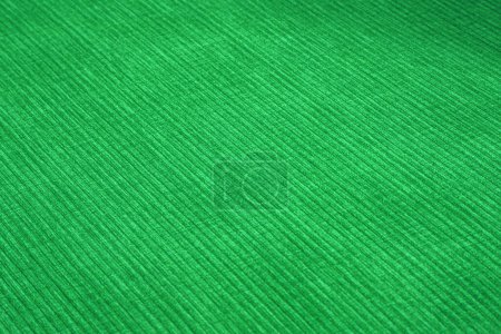 Texturierte Cord-Möbelstoffe in grünen Farben Nahaufnahme