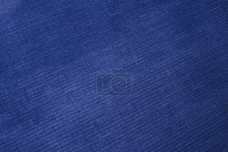 Photo for Textured corduroy furniture fabric in orange blue close-up - Royalty Free Image