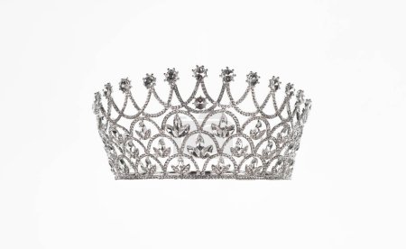Foto de Princesa corona de cristal aislado sobre fondo blanco - Imagen libre de derechos