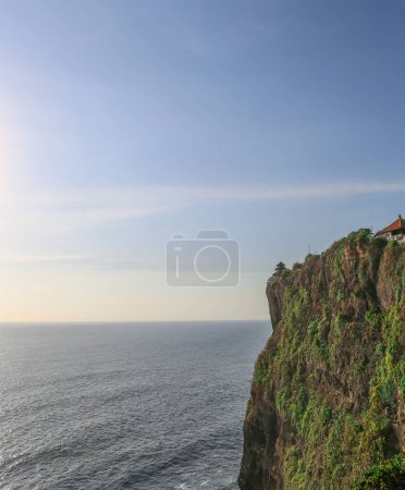view of a cliff in Bali, Indonesia,Ulu Watu Temple