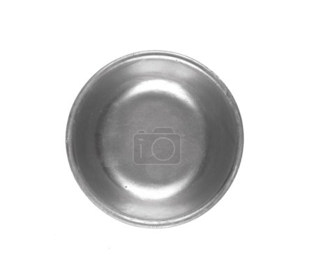 Photo for Prison aluminum plate isolated on white background - Royalty Free Image