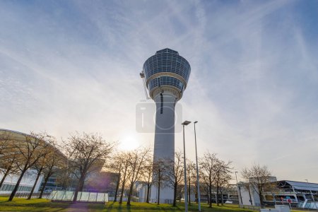 Photo for Munich Airport control tower - Royalty Free Image