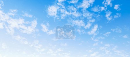 Photo for Blue sky with white cloud background - Royalty Free Image