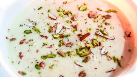 Khir or kheer otherwise called Sheer Khurma Sevayaan consumed particularly on Eid or some other Happy celebration in India/Asia. Presented with dry natural products.