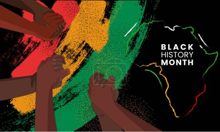 Schwarze Geschichte Monat afroamerikanische Geschichte Feier 