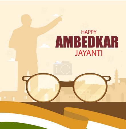  Indian leader Dr Bhimrao Ambedkar Jayanti background