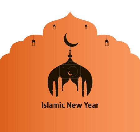 glücklich muharram islamische Neujahrsfest Hintergrund