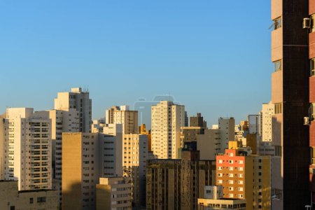 Hauptallee in der Großstadt Campinas im Bundesstaat Sao Paulo, Brasilien.