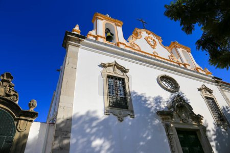 Saint Francis church facade in Tavira city, Portugal