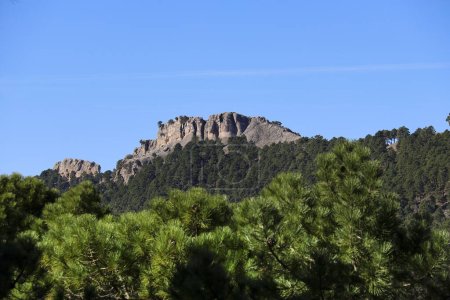 Mountain landscape of Sierra del Segura y Cazorla in Spain