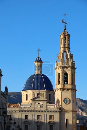 The Santa Maria church in The Spain Square in Alcoy