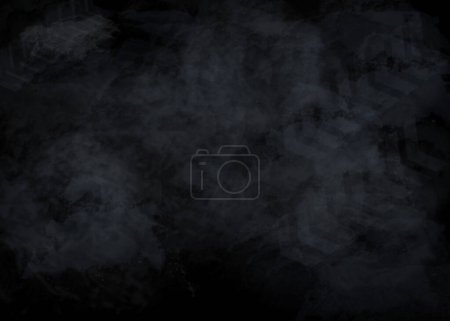 Foto de Fondo negro abstracto, textura grunge, patrón elegante para texto - Imagen libre de derechos