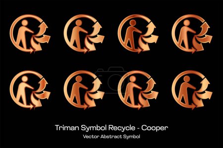 Triman Symbol Recycle Cooper