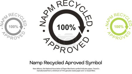 NAMP Recycled Aproved Symbol for designers to use in packaging