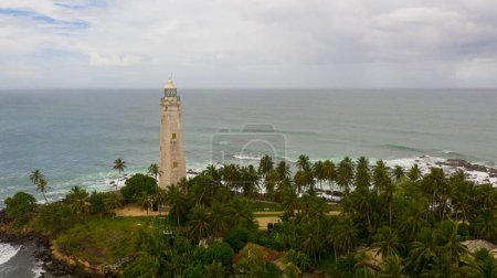 Dondra lighthouse - the southern point of the Sri Lanka island