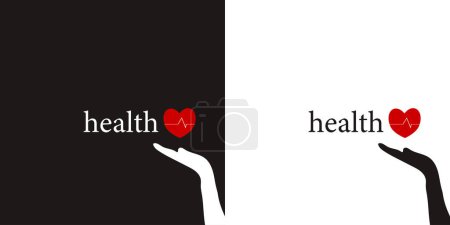 Illustration for Image of human health. Heart health. Medicine and treatment - Royalty Free Image