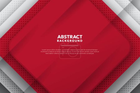 Illustration for Red modern abstract background design - Royalty Free Image