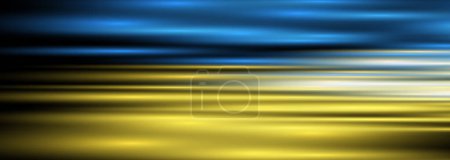 Bleu et jaune large concept abstrait fond drapeau ukrainien.