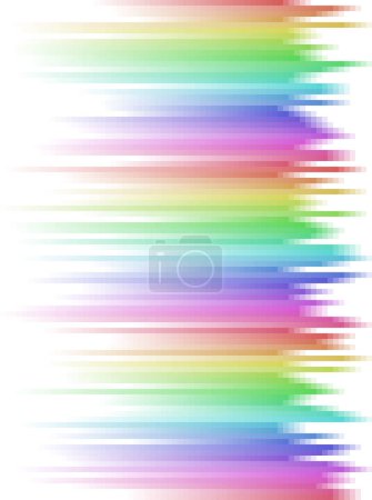 Pastel rainbow stripes gradient with squares mosaic pattern, white background, vector graphic wallpaper or leaflet, useful for web, presentation or print