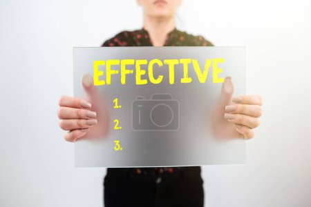 Photo for Writing displaying text Effective, Business approach equal to the rate of simple interest that yields the same amount - Royalty Free Image