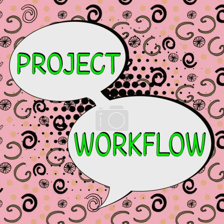 Photo for Sign displaying Project Workflow, Business approach evaluate your ability to appropriately form blood clots -57224 - Royalty Free Image
