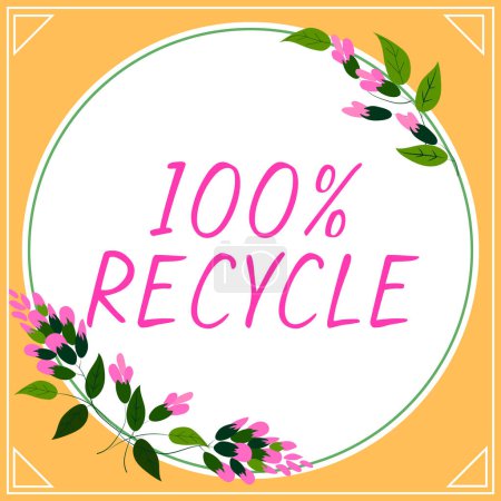 Téléchargez les photos : Affichage conceptuel Recyclage à 100 %, Aperçu des activités Ensemble de recyclables biodégradables, sans BPA et compostables - en image libre de droit