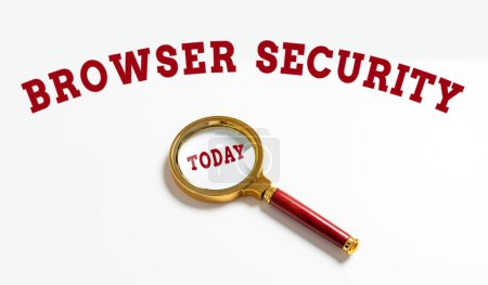 Téléchargez les photos : Texte manuscrit Browser Security, Concept signifiant sécurité pour les navigateurs Web afin de protéger les données en réseau - en image libre de droit