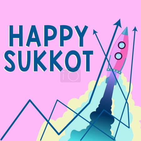 Foto de Inspiración mostrando signo Happy Sukkot, Visión general de negocios Irlanda celebración verde amuletos de la suerte y tréboles - Imagen libre de derechos