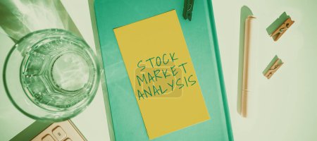 Photo for Inspiration showing sign Stock Market Analysis, Business concept Enables investors to know the worth before investing - Royalty Free Image