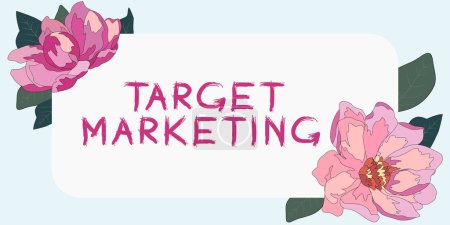 Photo for Conceptual display Target Marketing, Business idea Market Segmentation Audience Targeting Customer Selection - Royalty Free Image