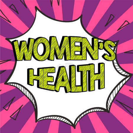 Foto de Exhibición conceptual Salud de las mujeres, Idea de negocio Consecuencias físicas de la salud de las mujeres evitando enfermedad - Imagen libre de derechos