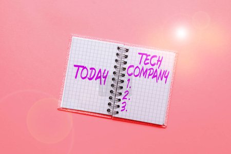 Foto de Texto que muestra inspiración Tech Company, Visión general de una empresa que inventa o innova soluciones para producir productos utilizables - Imagen libre de derechos