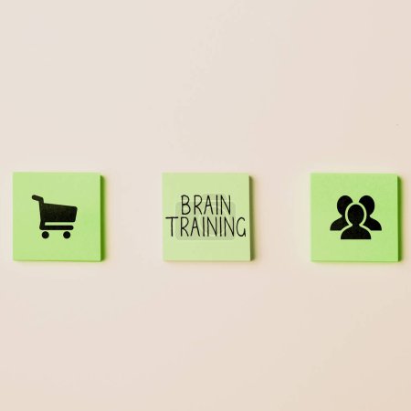 Foto de Texto que muestra inspiración Brain Training, Idea de negocio actividades mentales para mantener o mejorar las habilidades cognitivas - Imagen libre de derechos