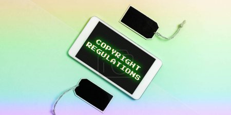 Téléchargez les photos : Rédaction de textes Règlement sur le droit d'auteur, Internet Ensemble de lois régissant les oeuvres originales - en image libre de droit