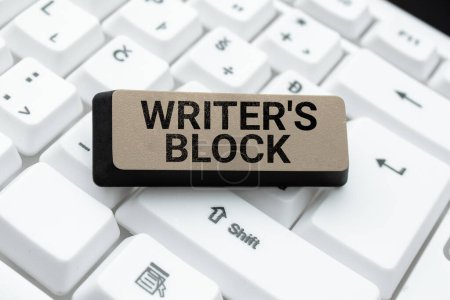 Foto de Texto que muestra inspiración Writer S Block, Concept meaning Condición de no poder pensar en qué escribir - Imagen libre de derechos