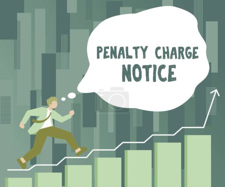 Photo for Text showing inspiration Penalty Charge Notice, Business idea fines issued by the police for very minor offences - Royalty Free Image