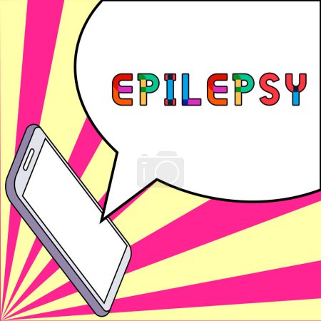 Foto de Texto que muestra inspiración Epilepsia, Foto conceptual Cuarto trastorno neurológico más común Convulsiones impredecibles - Imagen libre de derechos