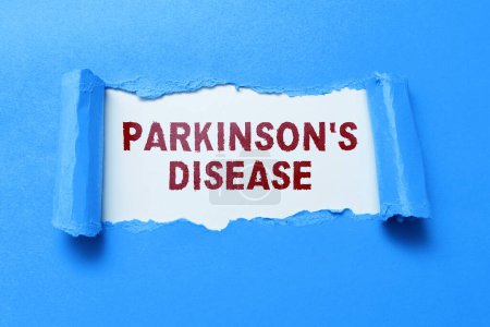 Téléchargez les photos : Légende conceptuelle Parkinsons Maladie, Les affaires mettent en valeur le trouble du système nerveux qui affecte le mouvement et les capacités cognitives - en image libre de droit