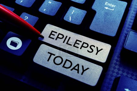 Foto de Epilepsia, Concepto de negocio Cuarto trastorno neurológico más común Convulsiones impredecibles - Imagen libre de derechos