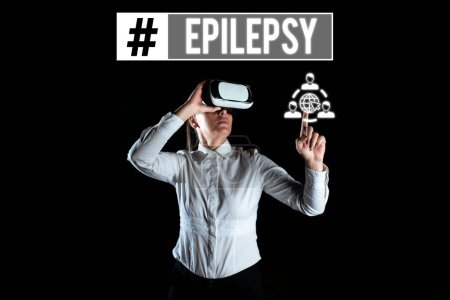 Foto de Escribir mostrando texto Epilepsia, Concepto de negocio Cuarto trastorno neurológico más común Convulsiones impredecibles - Imagen libre de derechos