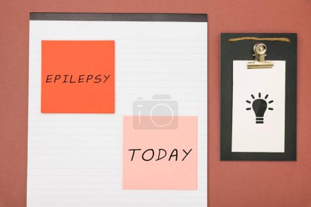 Photo for Handwriting text Epilepsy, Business showcase Fourth most common neurological disorder Unpredictable seizures - Royalty Free Image