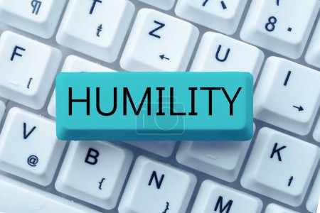 Téléchargez les photos : Texte inspirant Humilité, Business showcase être humble est une vertu de ne pas se sentir trop supérieur - en image libre de droit