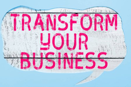 Foto de Escribir mostrando texto Transforma tu negocio, Idea de negocio Modifica la energía sobre innovación y crecimiento sostenible - Imagen libre de derechos
